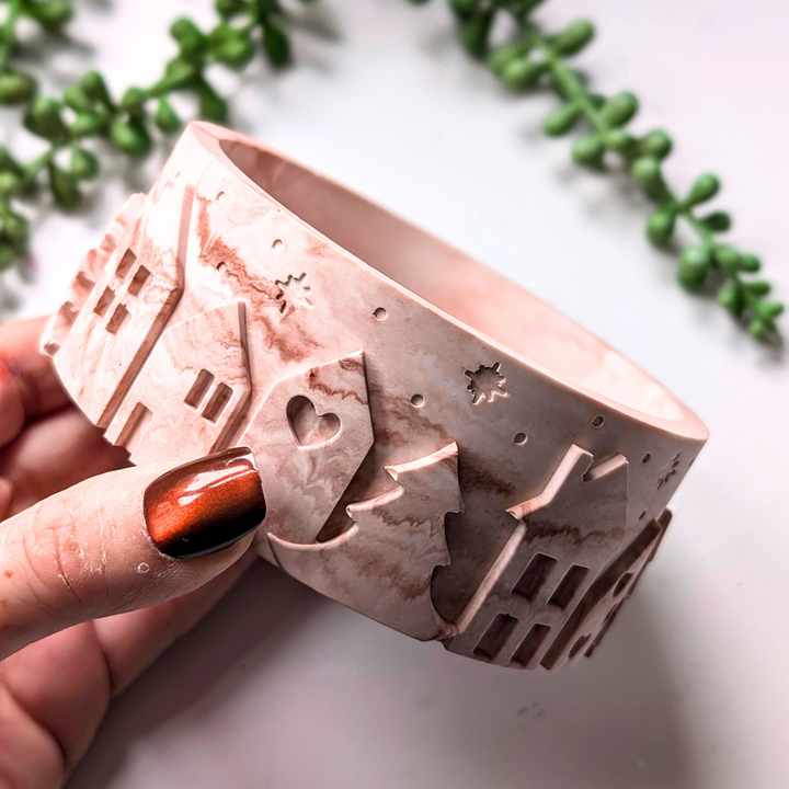 Christmas Village Pot Mould