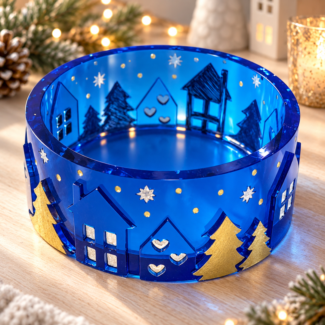 Christmas Village Pot Mould