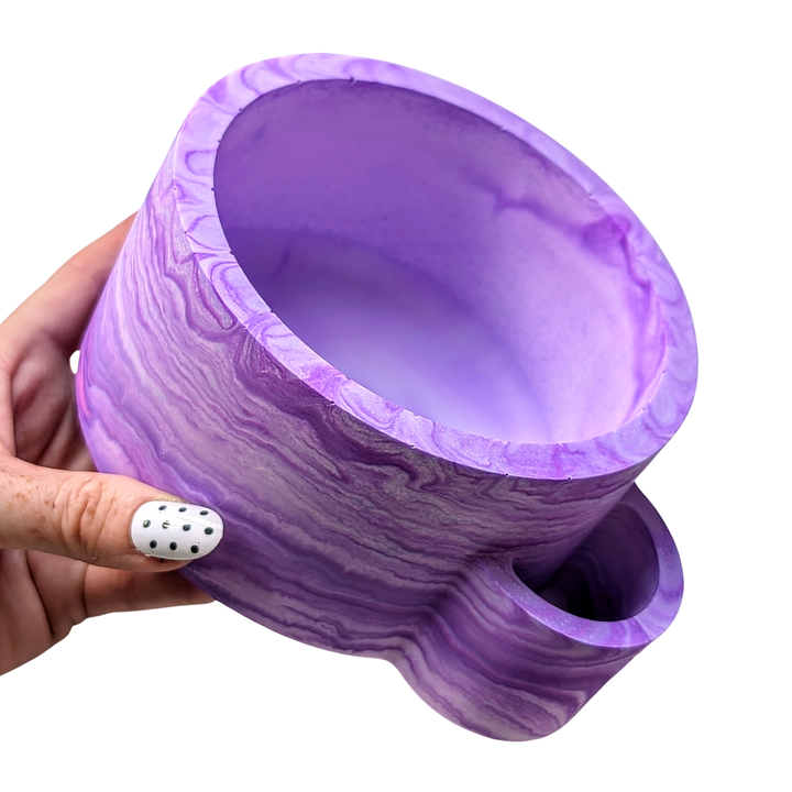 Candle Pot with Matchstick Holder Mould