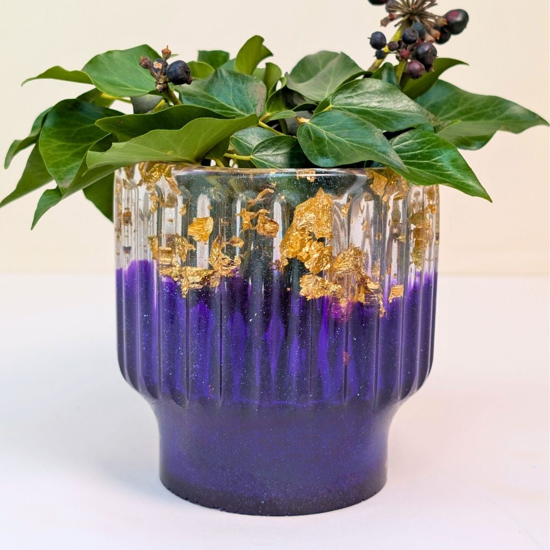Large Striped Planter Mould