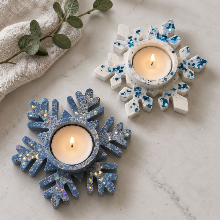 Snowflake Tealight Moulds