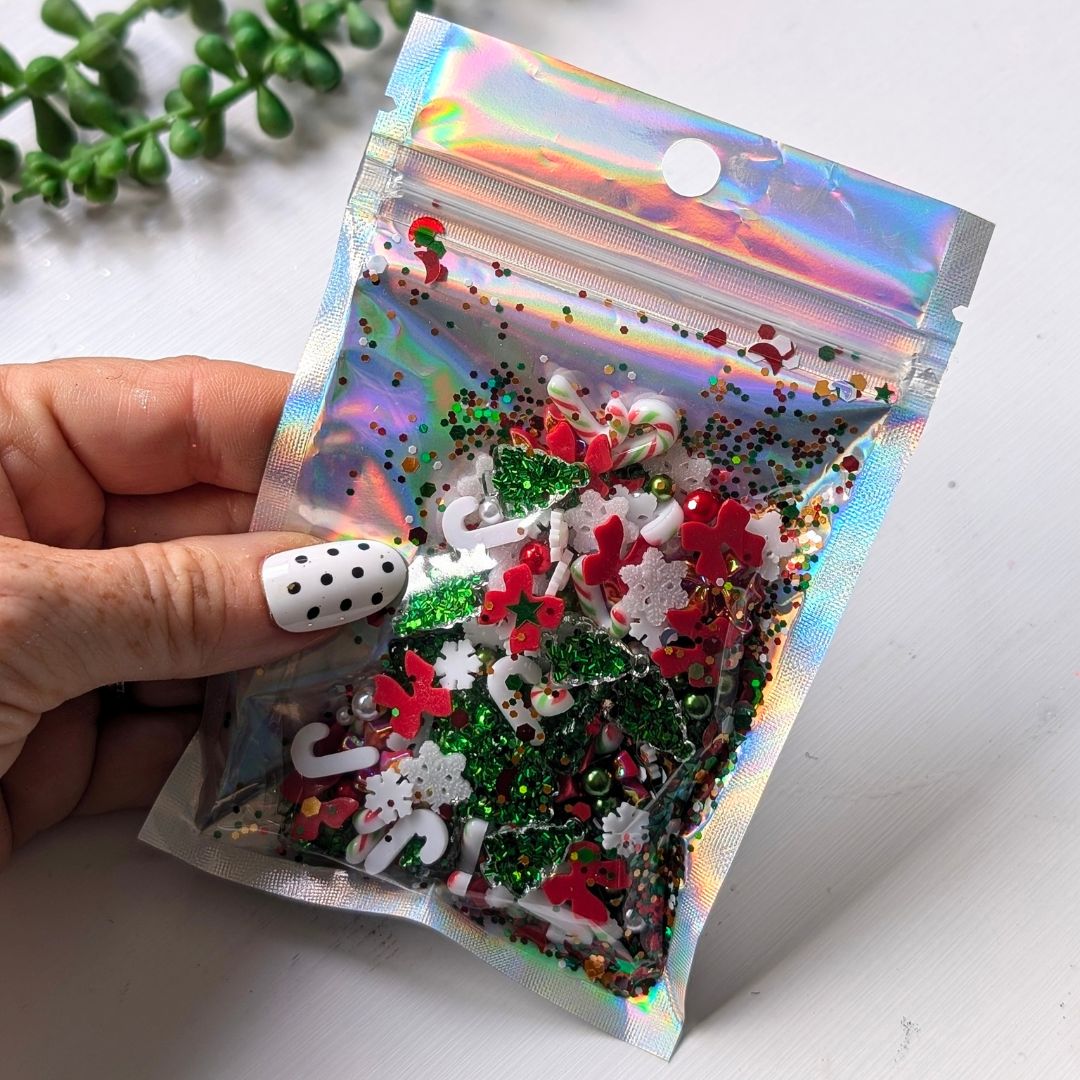 Christmas Charms & Glitter Set