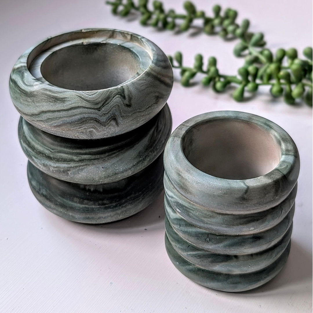 Two Bubble Pot Moulds