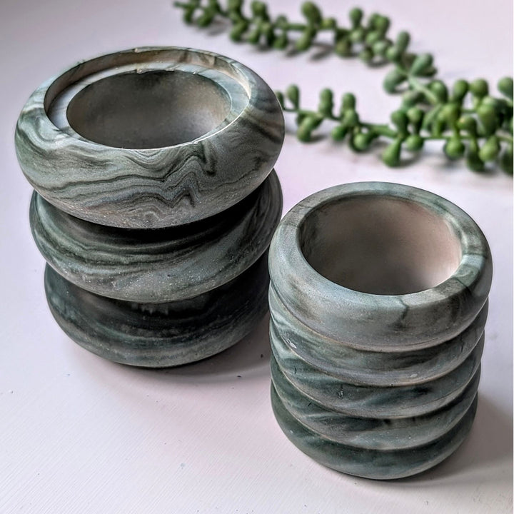 Two Bubble Pot Moulds