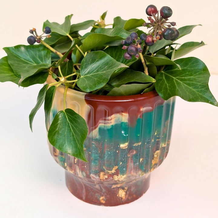 Large Striped Planter Mould