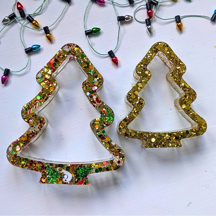 Two Christmas Tree Moulds
