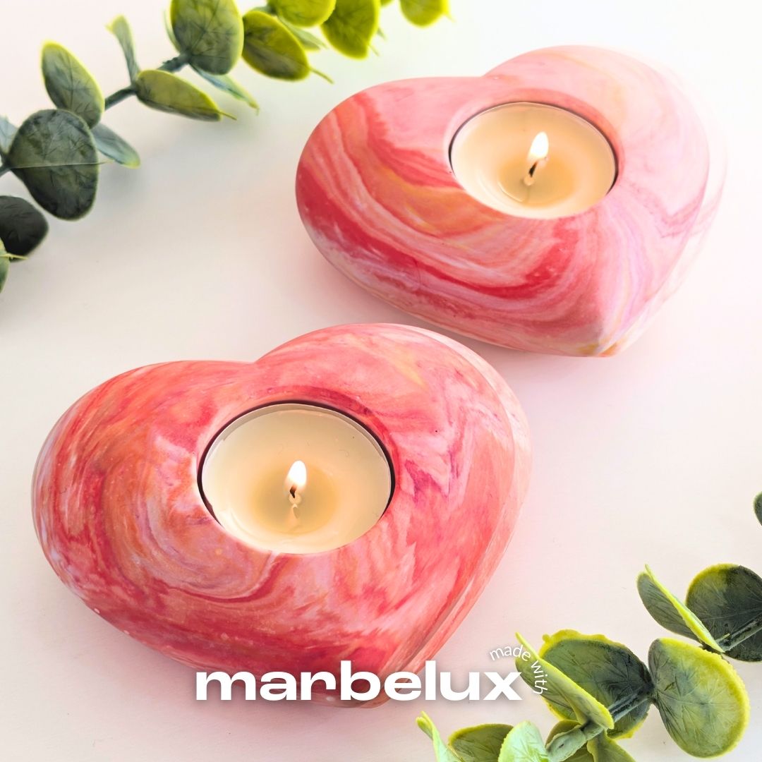 Two Heart Tealight Moulds