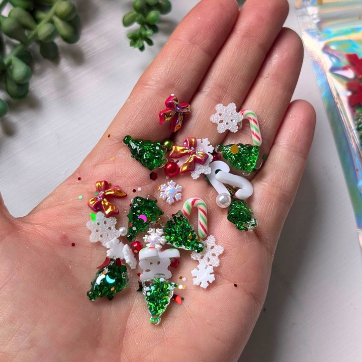 Christmas Charms & Glitter Set