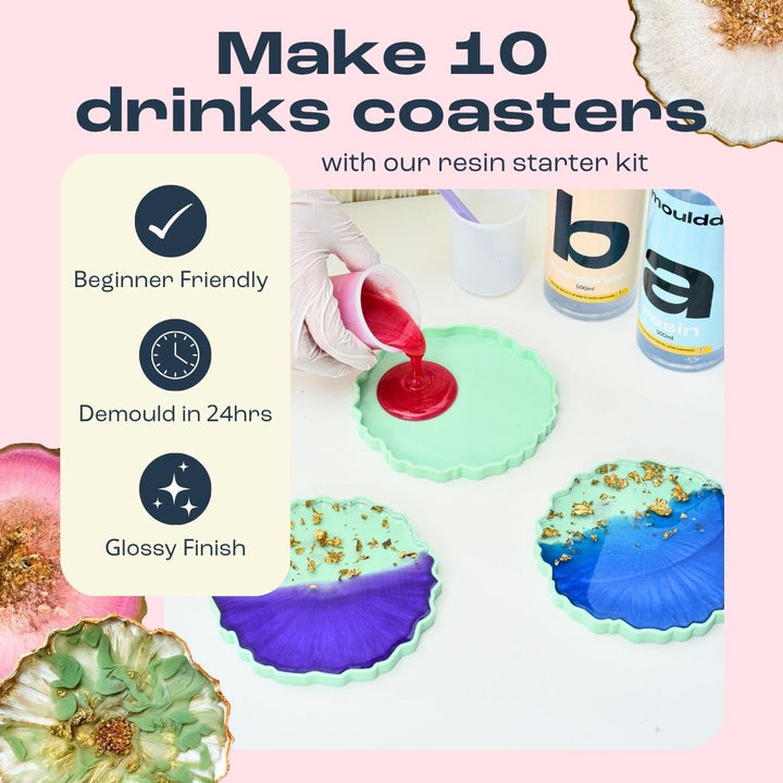 Mouldd Resin Coaster Kit