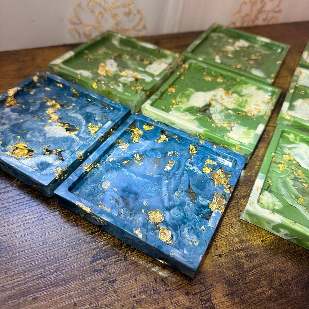 1L Epoxy Resin Coaster Kit Mouldd