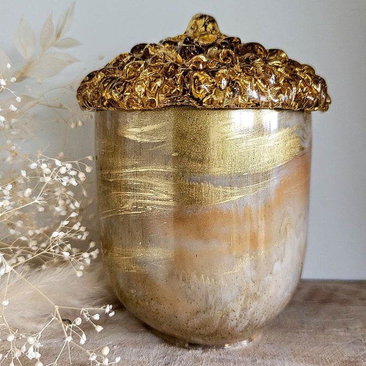 resin acorn home decor