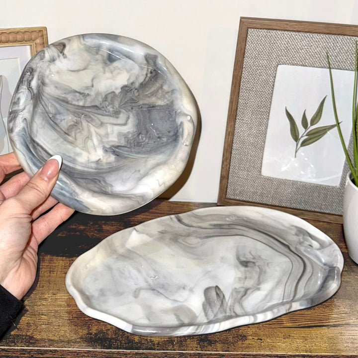 Two Irregular Tray Moulds