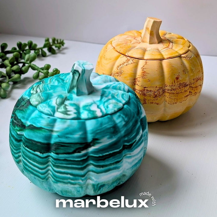 Two Pumpkin Pot Moulds