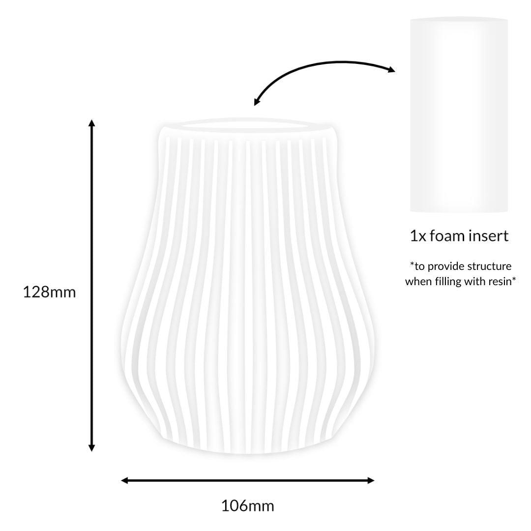 Striped Vase Mould
