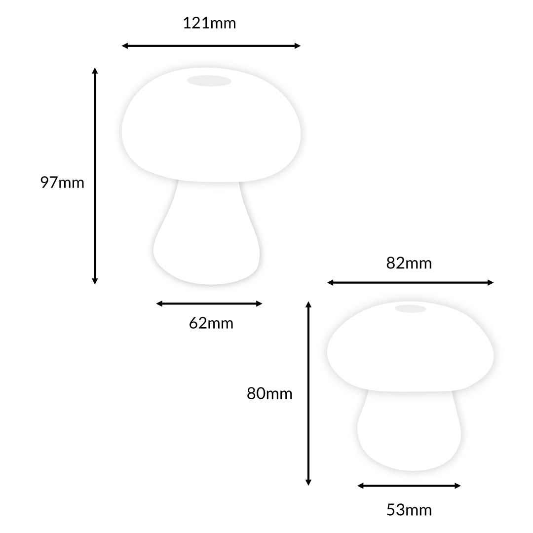 Two Mushroom Moulds