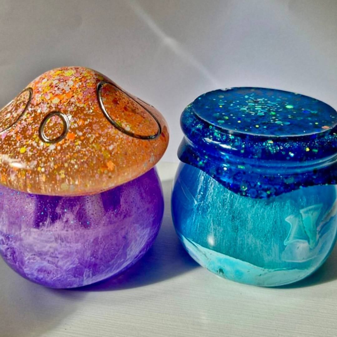 Mushroom And Pudding Jar Moulds