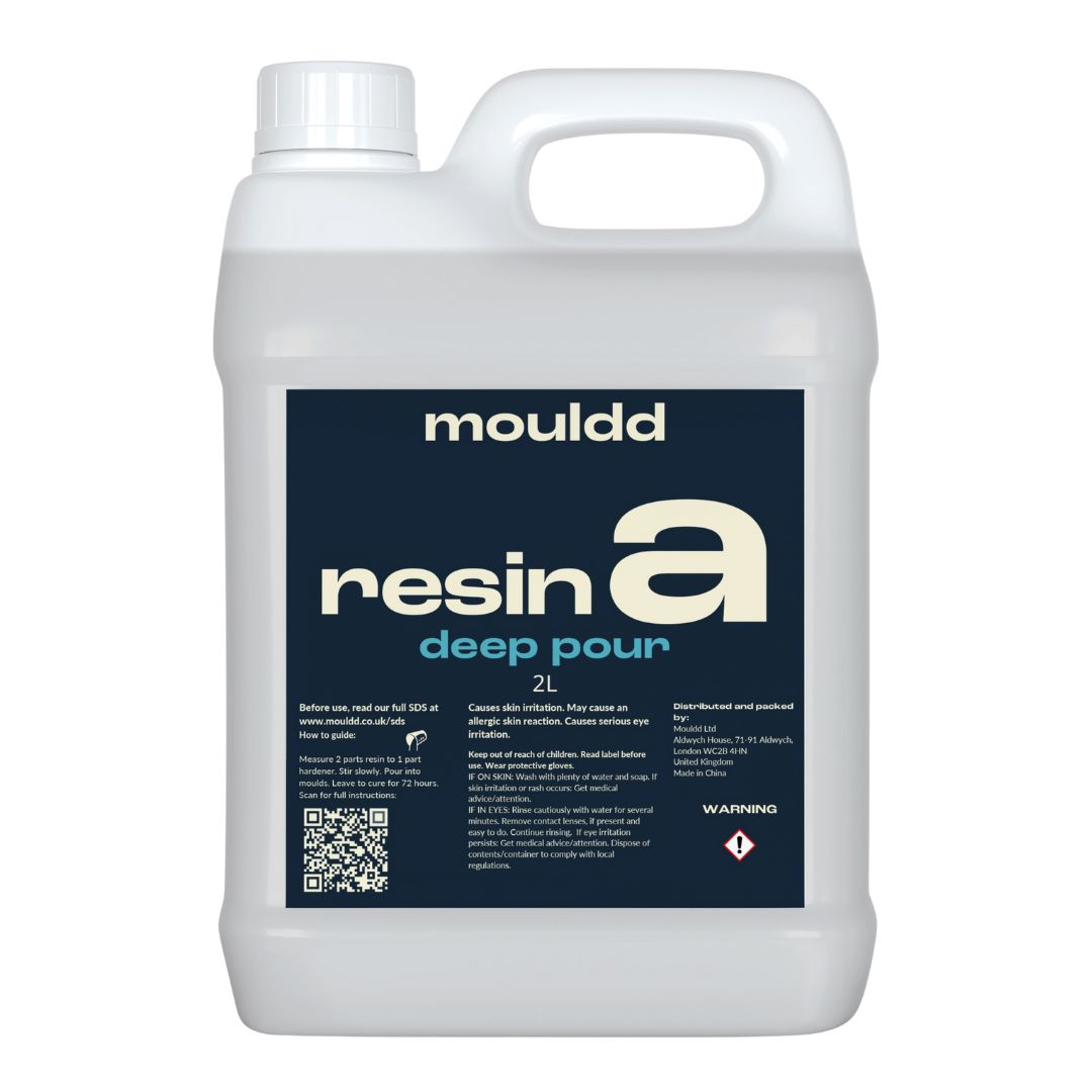 Deep Pour Epoxy Resin 2L Part A Only | Pours Up to 100mm | River Table Resin Refill | Resin Art Supplies | Mouldd