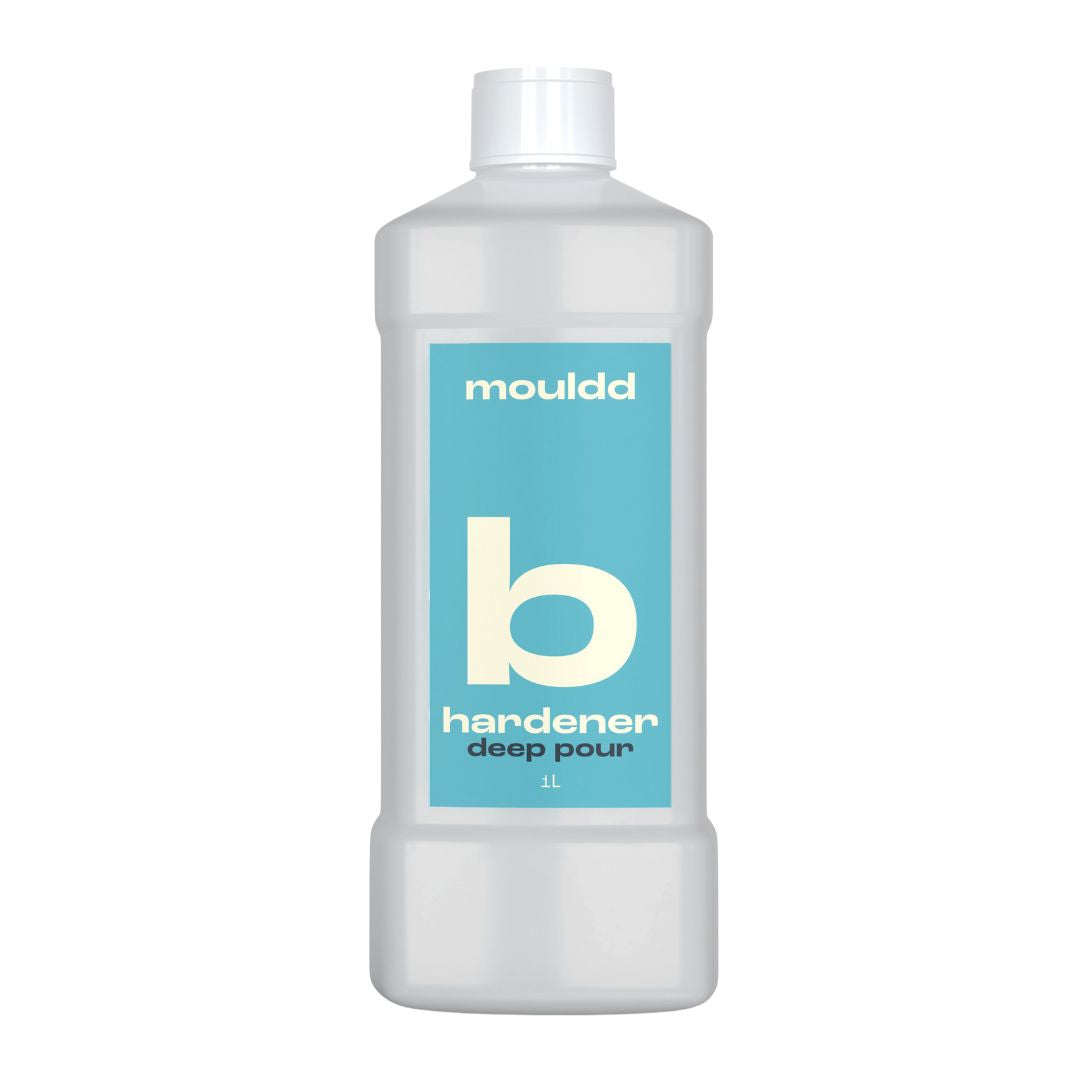 Deep Pour Epoxy Hardener 1L Part B Only | Pours Up to 100mm | River Table Resin Refill | Resin Art Supplies | Mouldd