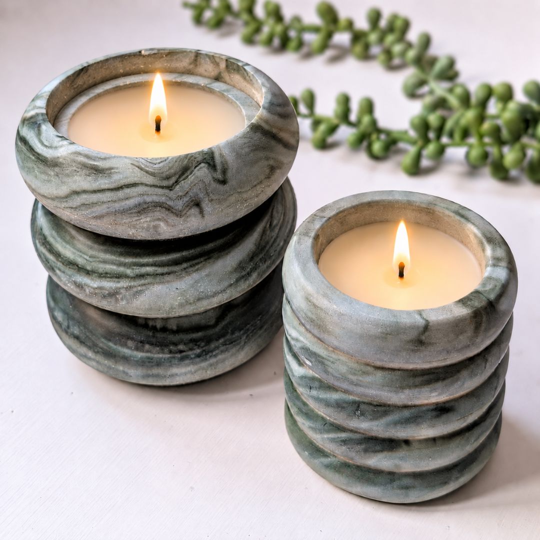 Two Bubble Pot Moulds