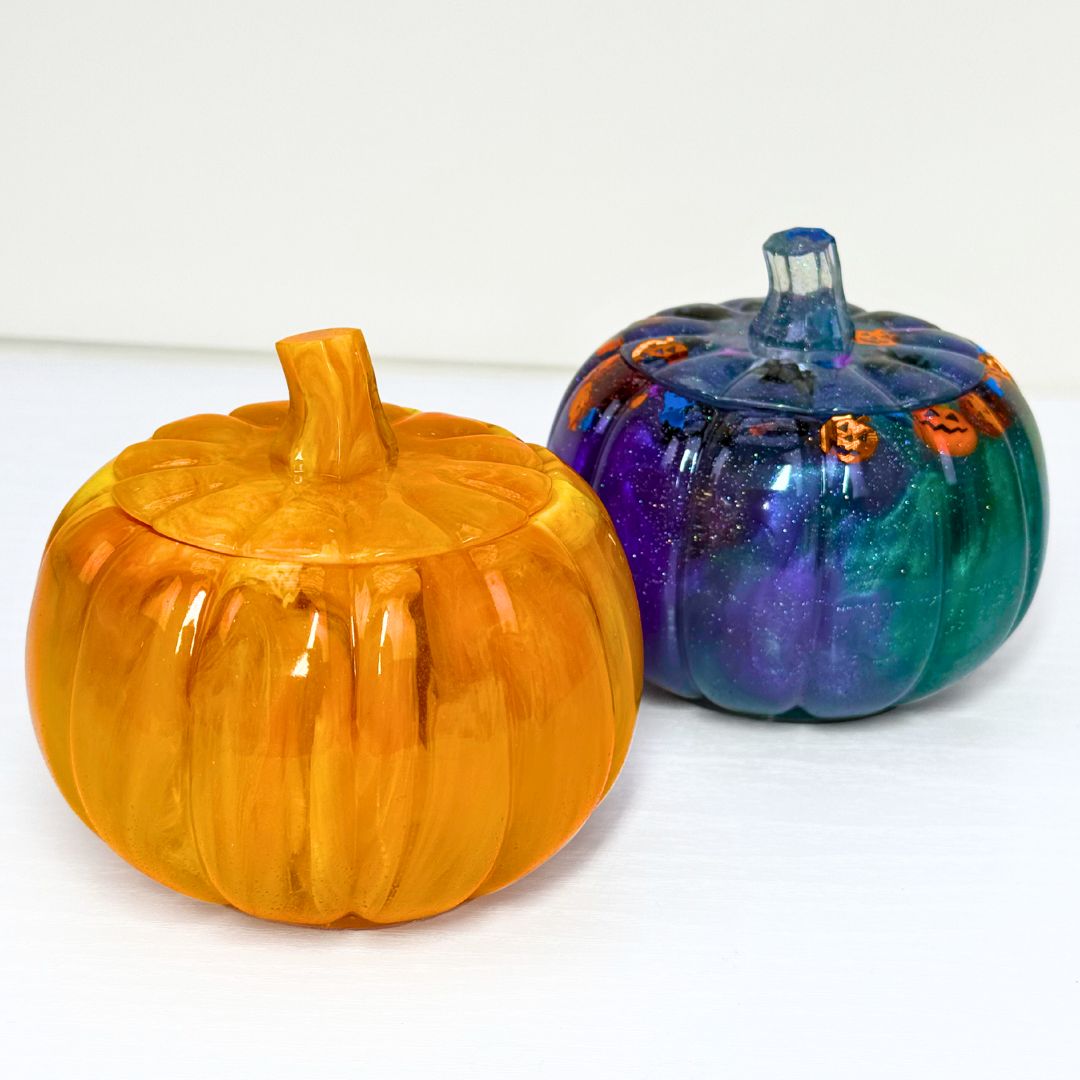 Two Pumpkin Pot Moulds