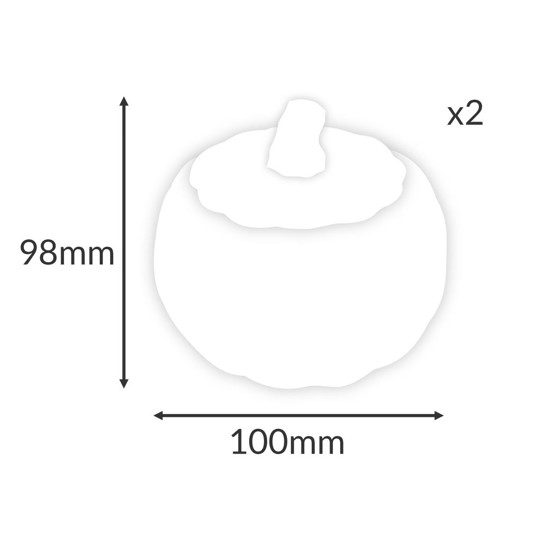 Two Pumpkin Pot Moulds