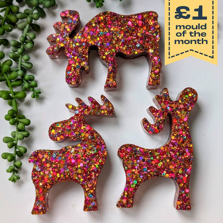 Reindeer Trio Moulds
