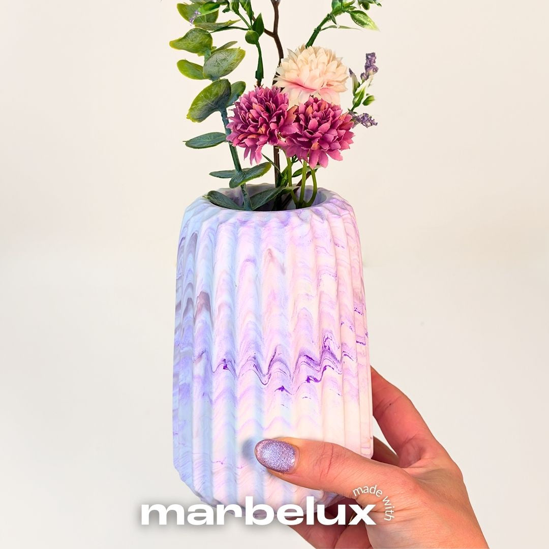 Tall Striped Vase Mould