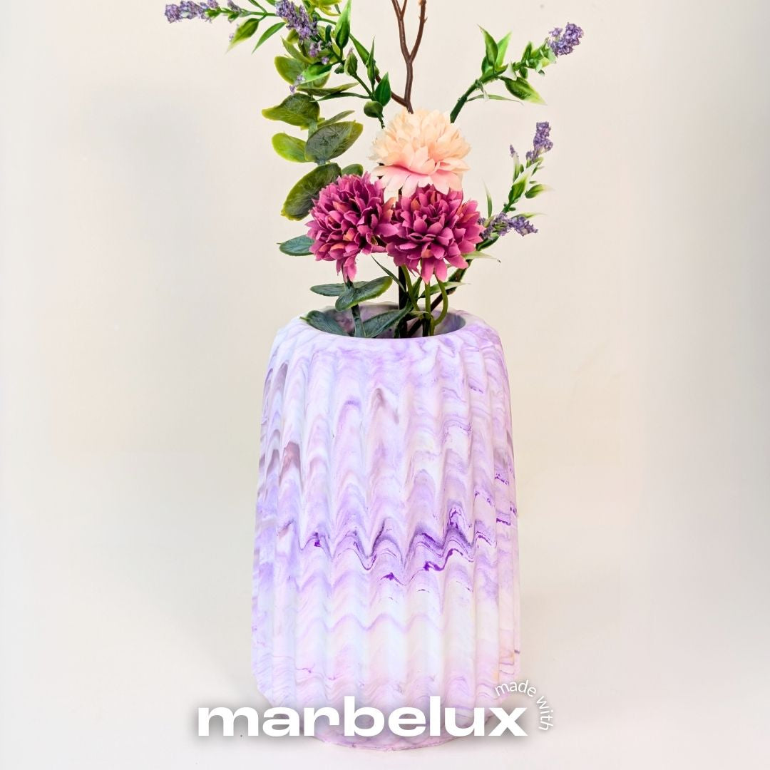 Tall Striped Vase Mould