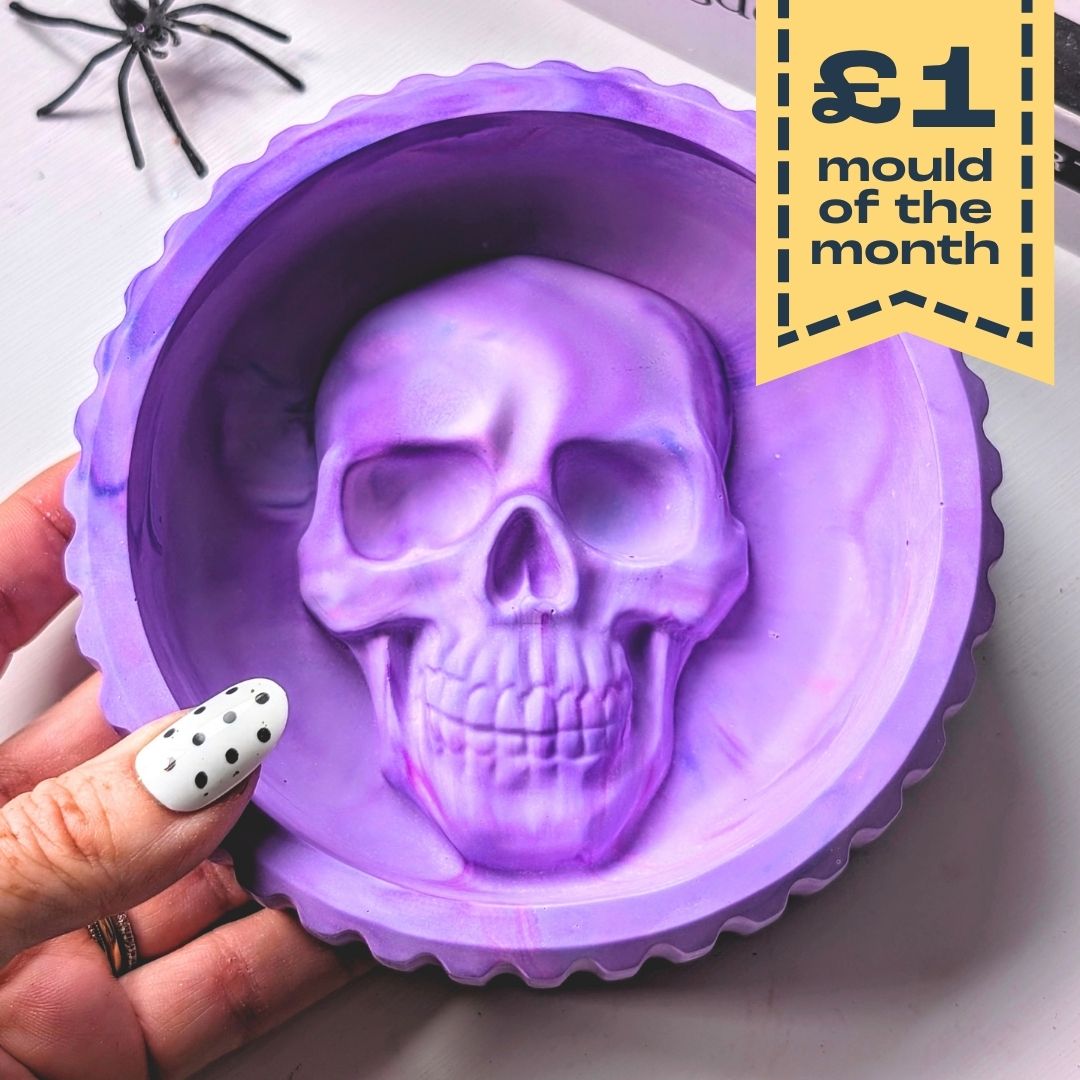 Skull Trinket Dish Mould