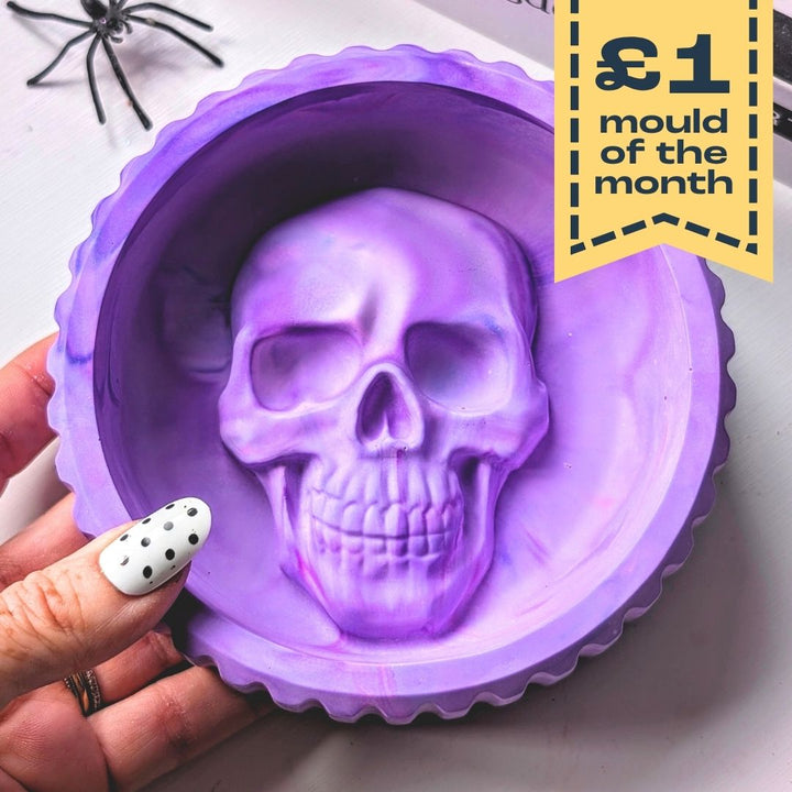 Skull Trinket Dish Mould
