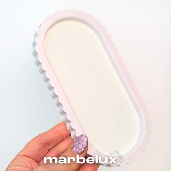 Striped Oval Tray Mould