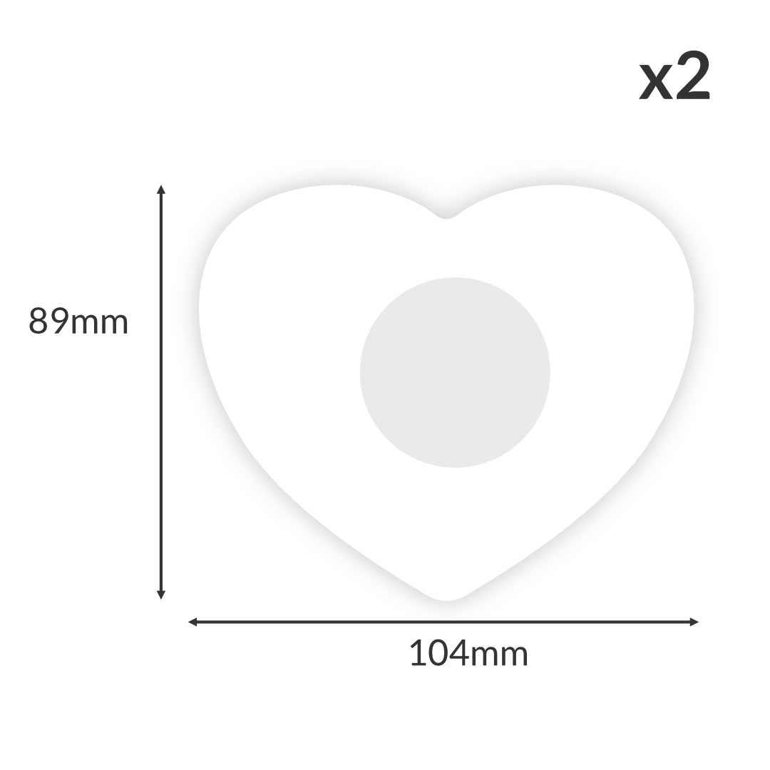 Two Heart Tealight Moulds