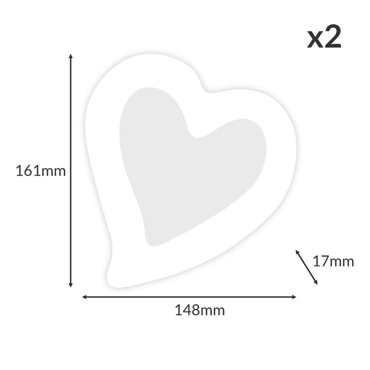 Two Heart Tray Moulds