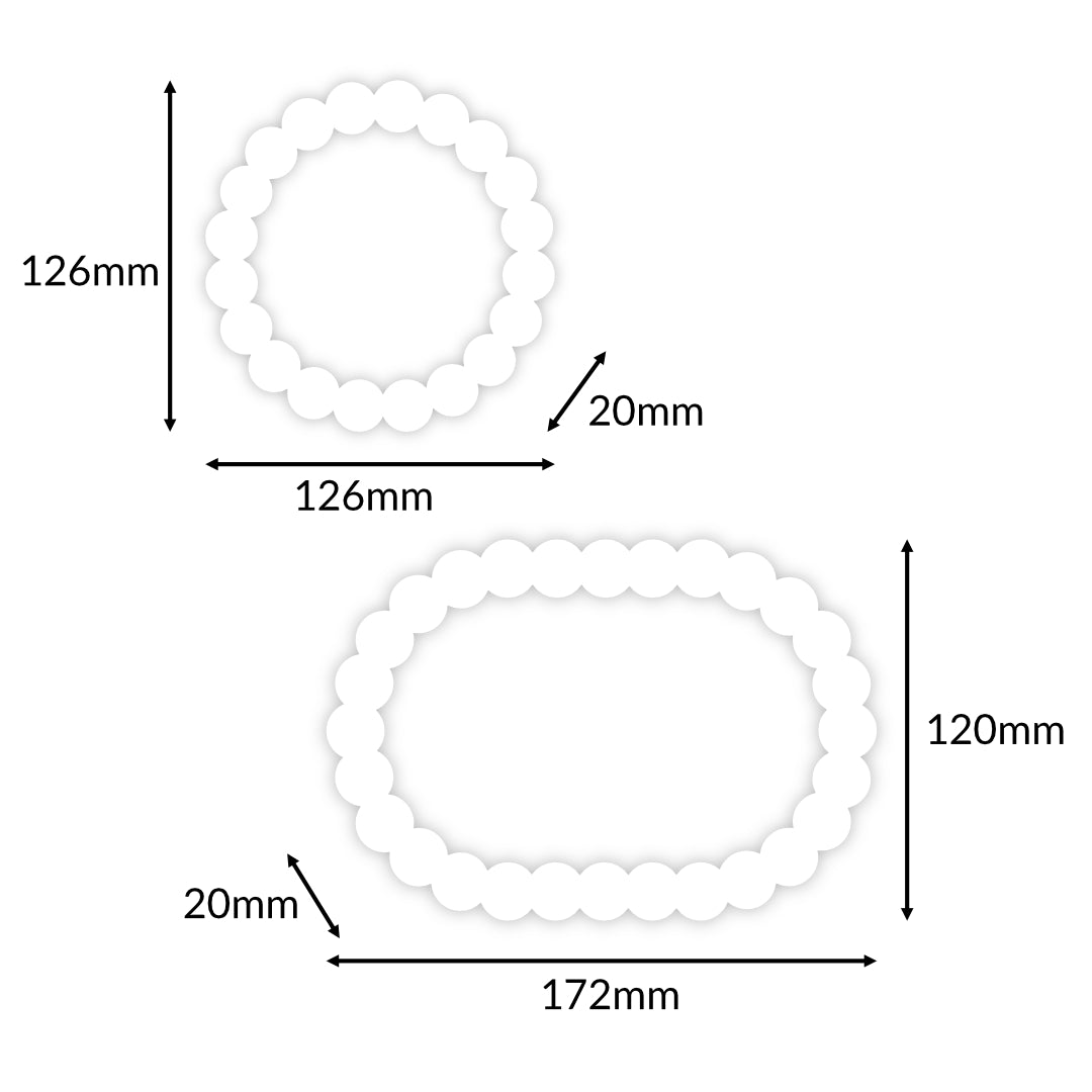 Two Bubble Tray Moulds