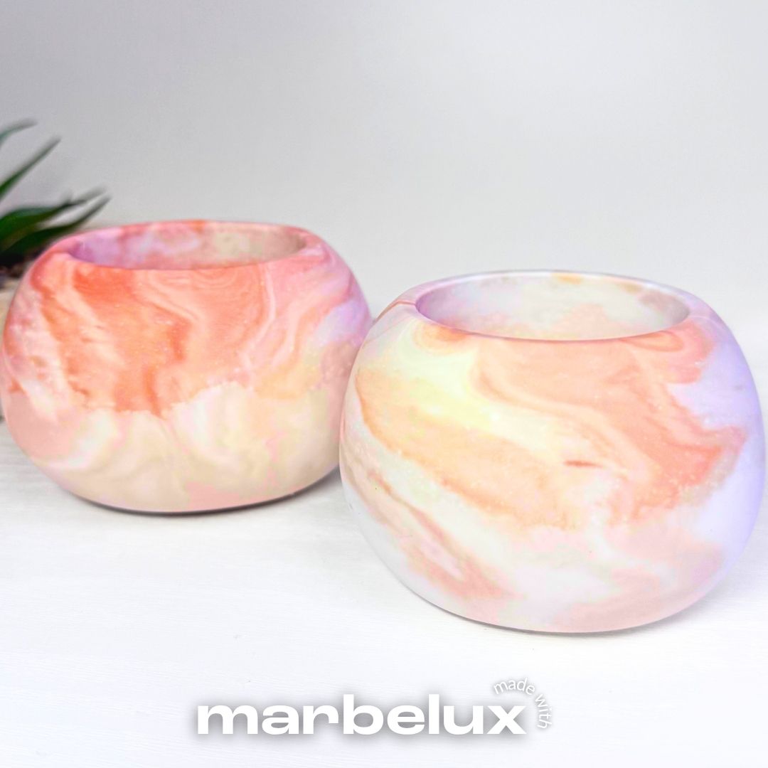 Two Pebble Pot Moulds