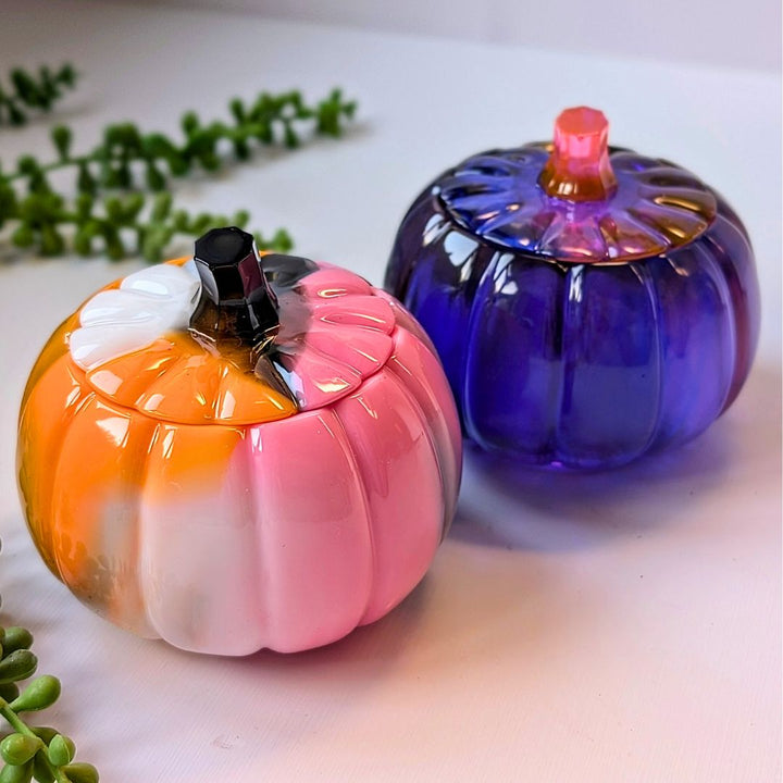 Two Pumpkin Pot Moulds
