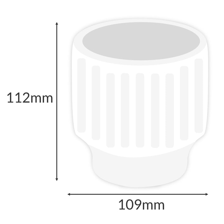 Large Striped Planter Mould